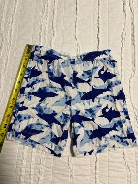 GAP White and Blue Kids' Shark Shorts